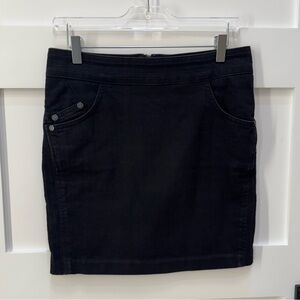 ROCK & REPUBLIC Classic Black Denim Skirt SIZE 26